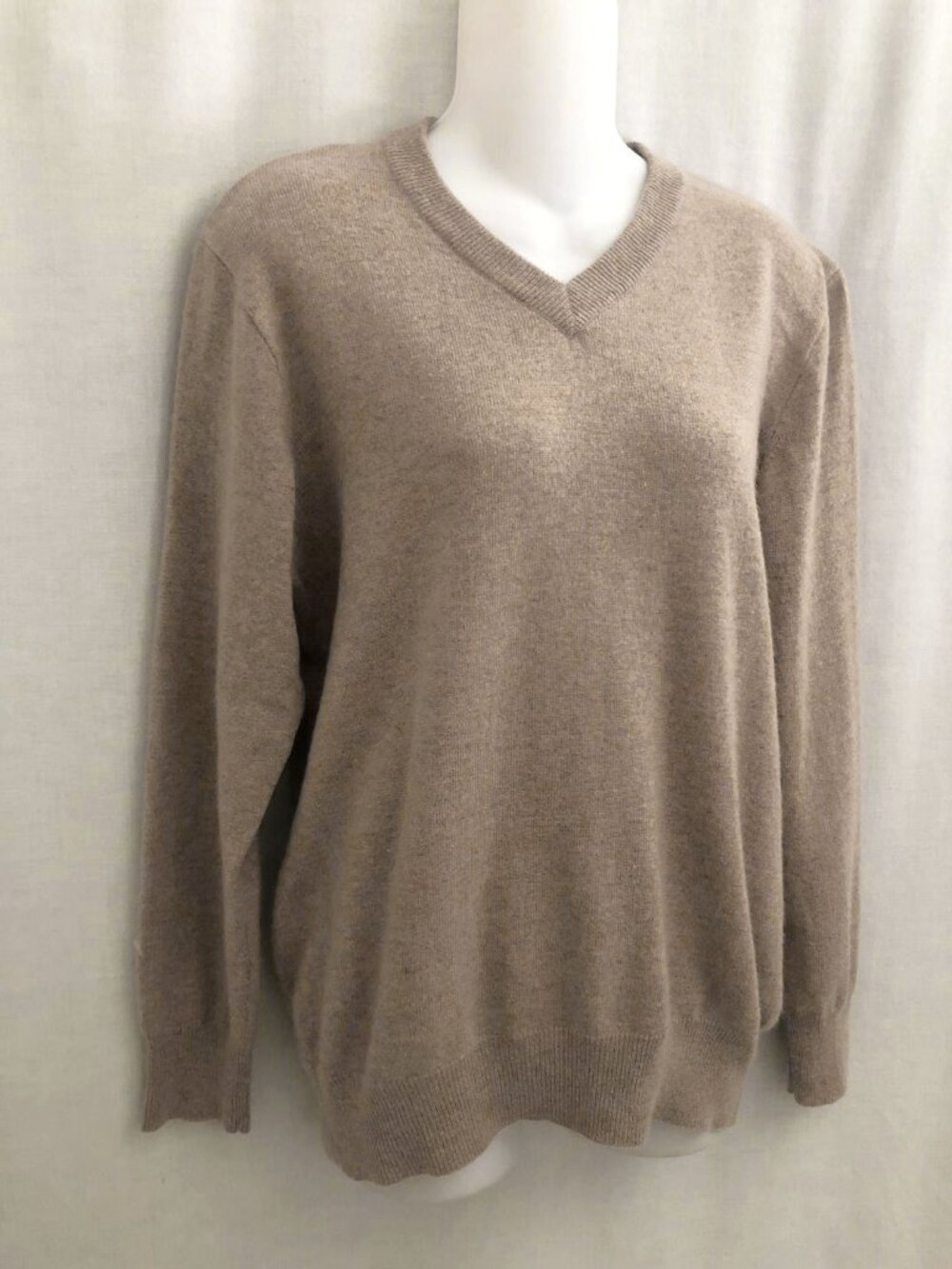 NIMA French Cashmere Cachemire Sweater Handcrafted in Nepal Himalayas Medium